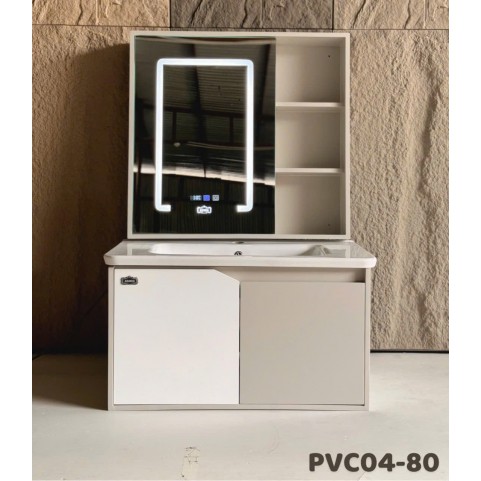 Tủ AKHOA PVC 04-80 màu Kem Tủ AKHOA PVC 04-80 màu Kem
